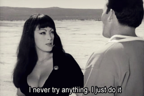 Do Or Do Not There Is No Try Tura Satana GIF