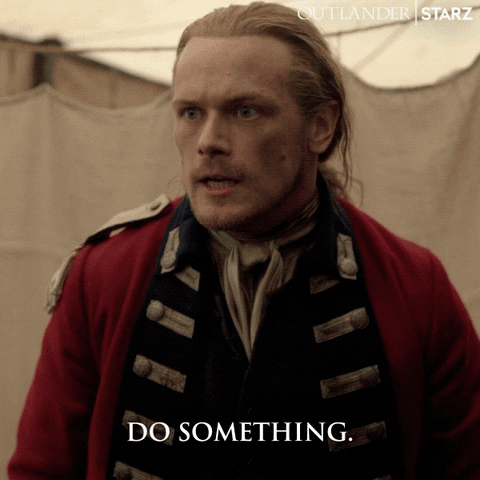 Do Something Jamie Outlander GIF