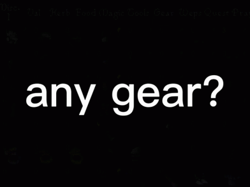 Do You Have Any Gear GIF