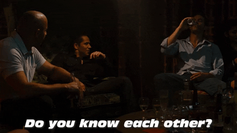 Do You Know Each Other Dom Toretto GIF