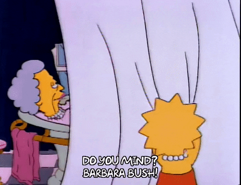 Do You Mind Barbara Bush GIF