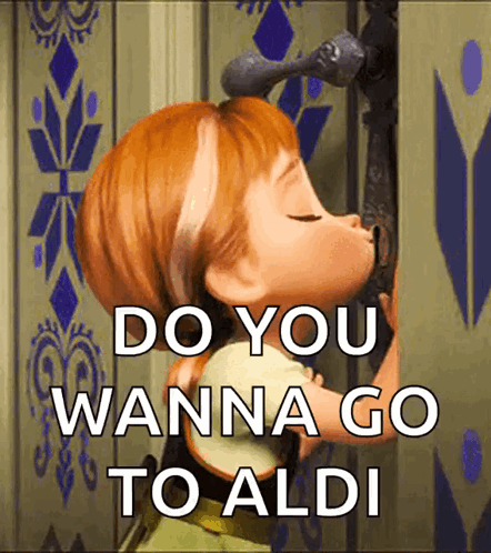 Do You Want To Build A Snowman Aldi Meme GIF