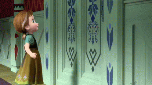 Do You Want To Build A Snowman Anna Frozen GIF