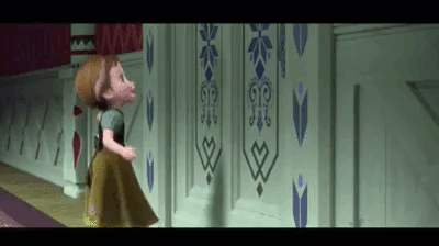 Do You Want To Build A Snowman Anna Knocking GIF