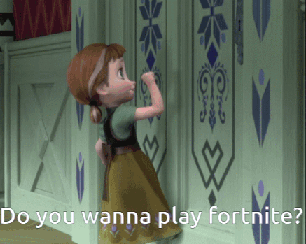 Do You Want To Build A Snowman Fortnite Meme GIF