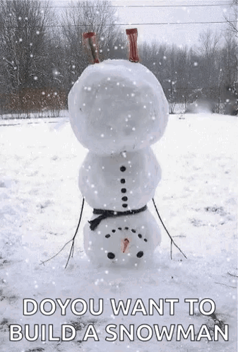 Do You Want To Build A Snowman Olaf Frozen GIF