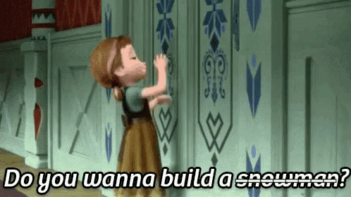 Do You Want To Build A Snowman Princess Anna GIF