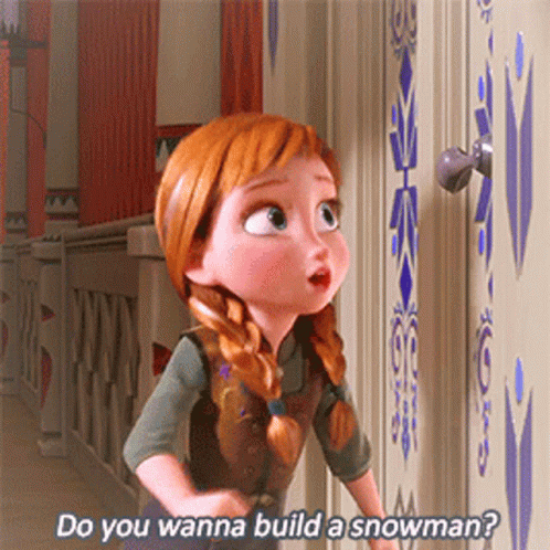 Do You Want To Build A Snowman Sweet Anna GIF