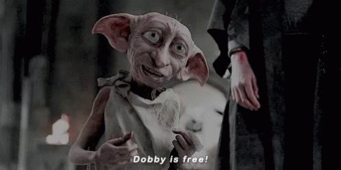Dobby Is Free On Monday GIF