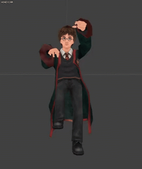 Dobby Master Cartoon Harry Potter Dancing GIF