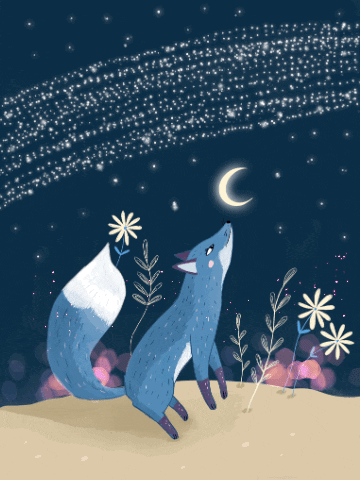 Dobranoc Fox Sweet Dreams GIF