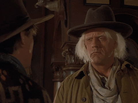 Doc Brown Nodding Hmmmm GIF