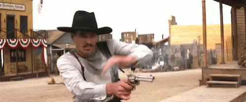 Doc Holliday Shooting Gun GIF