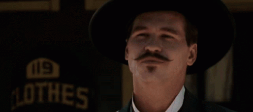 Doc Holliday Waving Hand GIF