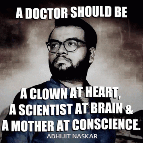 Doctor as Clown Scientist and Mother Poster