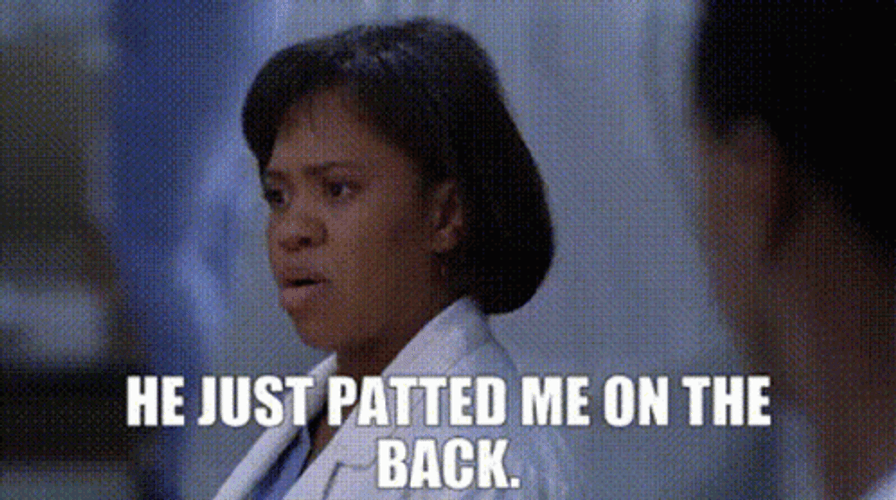 Doctor Bailey Grey's Anatomy Pat On The Back GIF