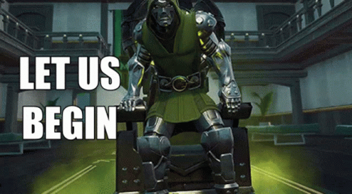 Doctor Doom Let Them Begin The Fight GIF