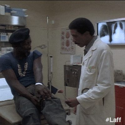 Doctor Hit His Patients Head That Sure Hurt GIF