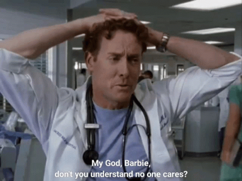 Doctor Saying No One Cares