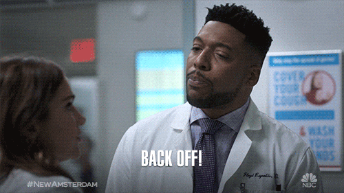 Doctor Says Back Off GIF