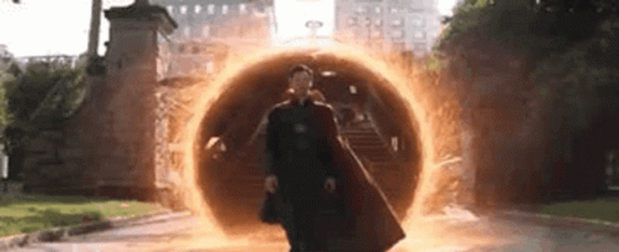 Doctor Strange Avengers Portal GIF