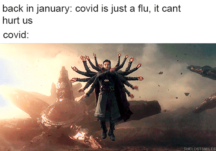 Doctor Strange Covid Simple Flu GIF