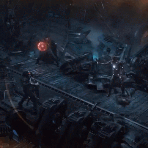 Doctor Strange Holding Sword Pointing at Light Circle