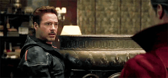 Doctor Strange Tony Stark Doctor Strange Iron Man Gif GIF