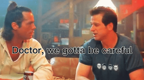 Doctor We Got To Be Careful Grandmas Boy GIF