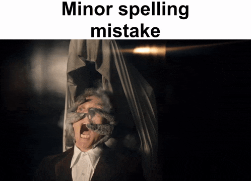 Doctor Who Minor Spelling Mistake Gif GIF