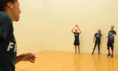 Dodgeball Catch Practice GIF
