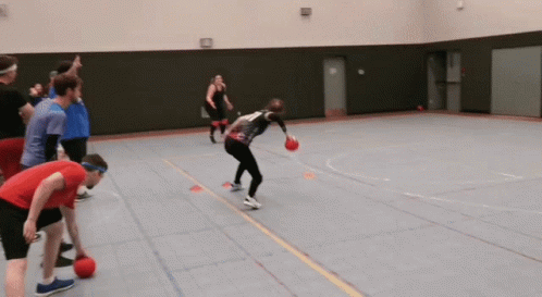 Dodgeball Players With Number 33
