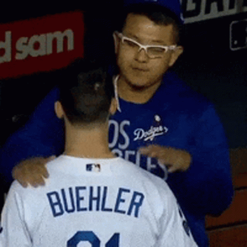 Dodger Baseball Player Walker Buehler GIF