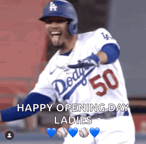 Dodgers Baseball Player Celebrates Home Run