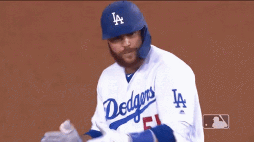Dodgers Baseball Player Clapping
