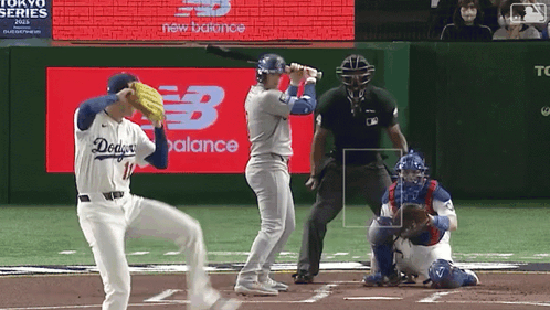 Dodgers Baseball Player Ready to Hit Ball