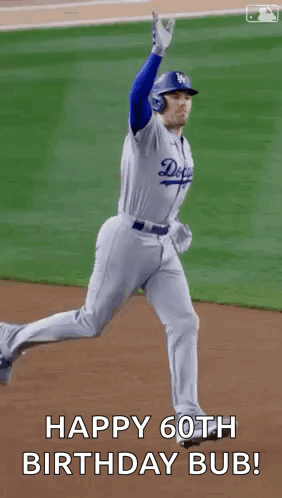 Dodgers Baseball Player Running on Field