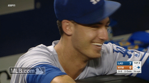 Dodgers Cody Bellinger Shy Smile GIF