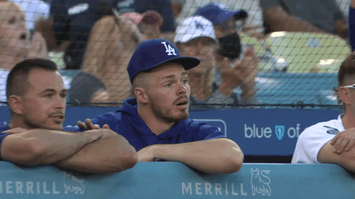Dodgers Gavin Lux Disbelief Reaction GIF