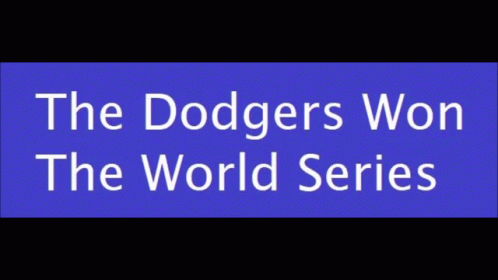 Dodgers Logo Blue and White