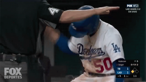 Dodgers Player Getting Punch