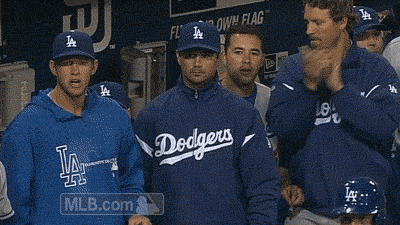 Dodgers Victory Celebration GIF