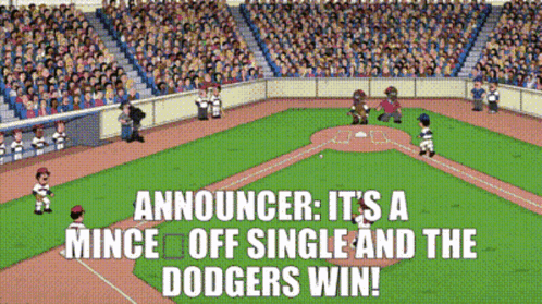 Dodgers Win Mince Off Single