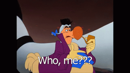 Dodo Who Me Don't Be Ridiculous GIF