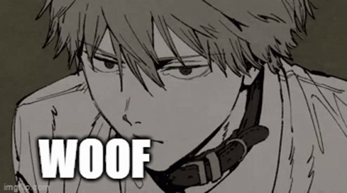 Dog Barking Anime Denji Woof GIF