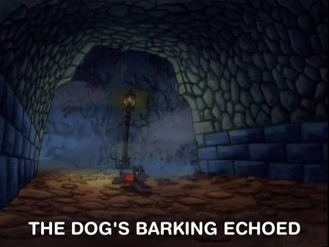 Dog Barking Sound Echoed GIF