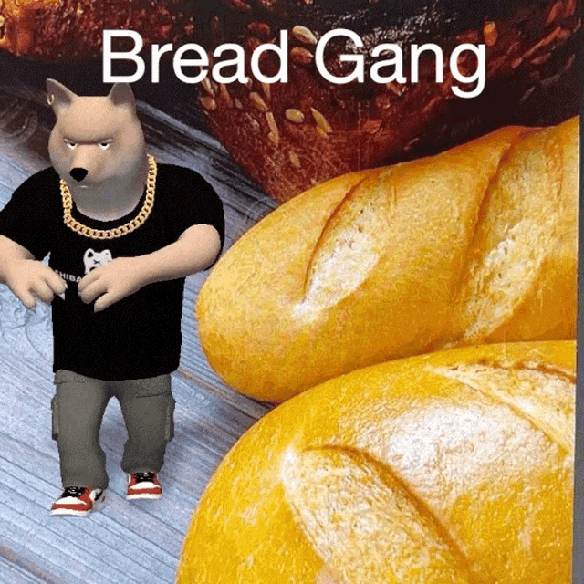 Dog Bread Gang GIF