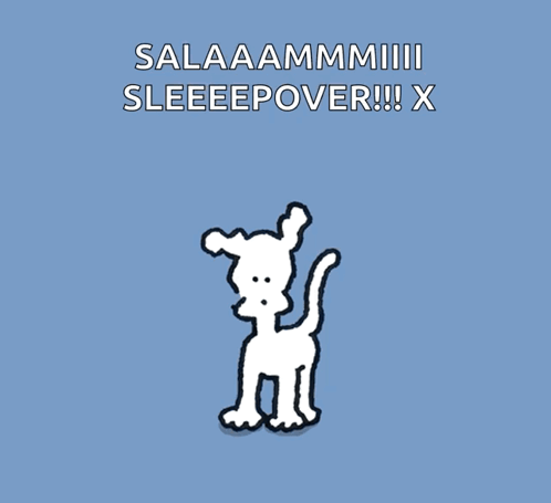 Dog Cartoon Salaaammiiii Sleepeeover