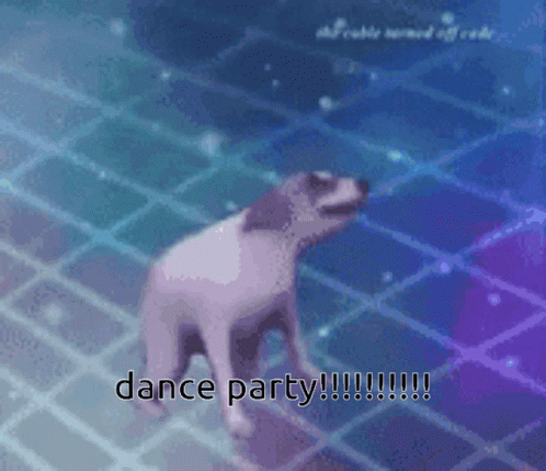 Dog Dance Party Meme GIF