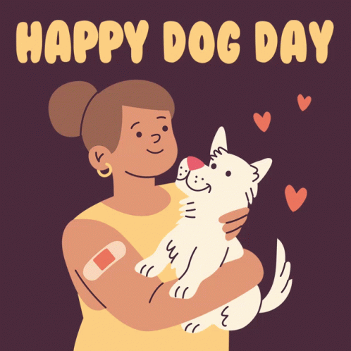 Dog Day Get Vaccinated Happy Dog GIF
